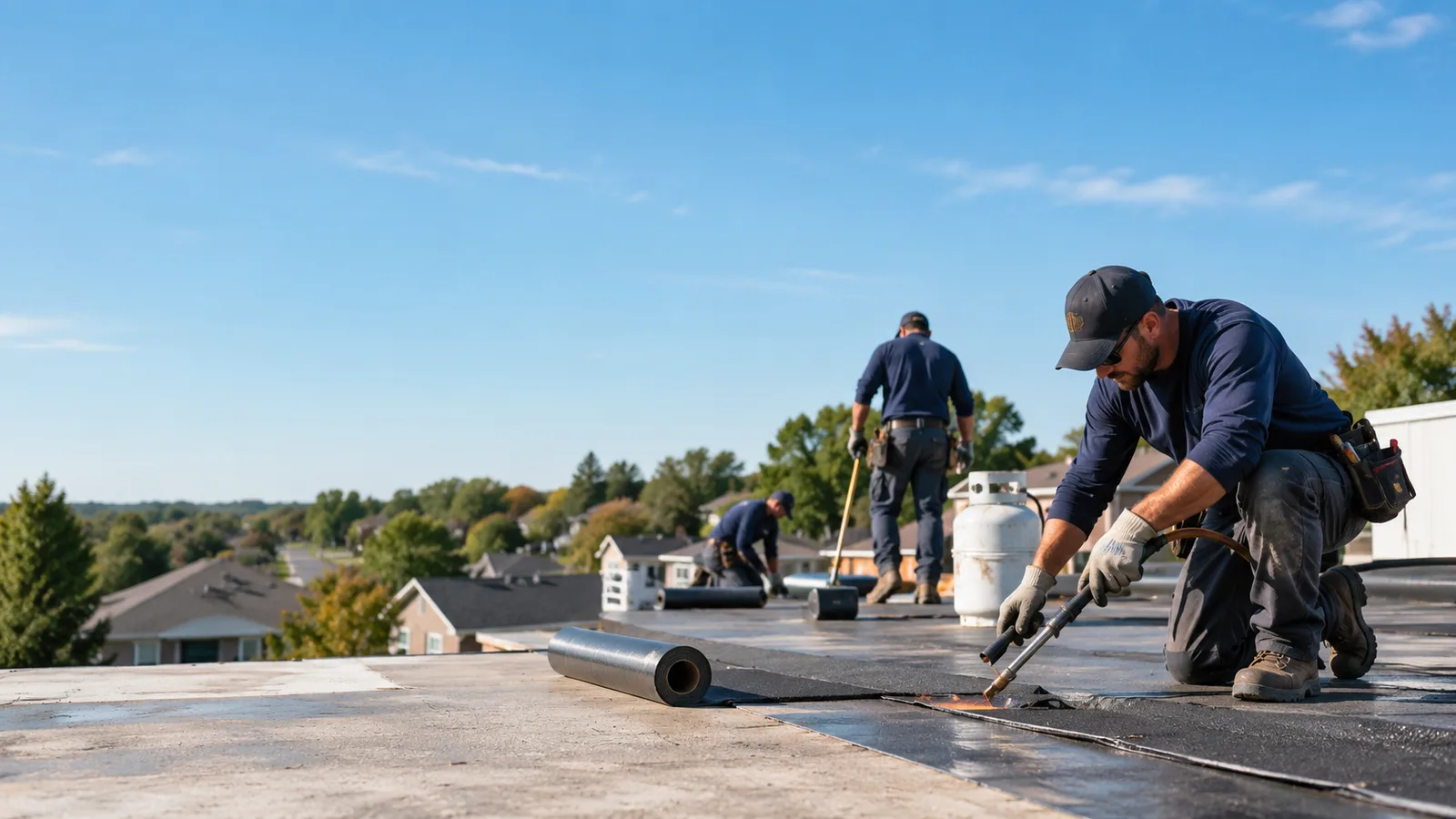 Flat Roof Leak Repair providers in Greenwell Springs, LA
